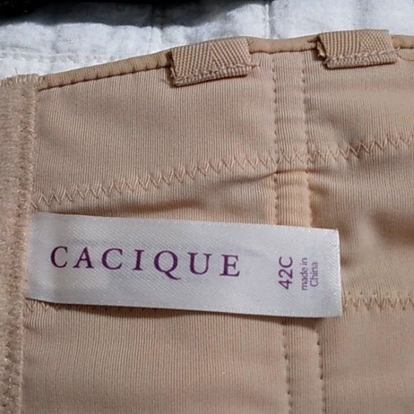 2 NEW NEVER BEEN WORN LANE BRYANT CACIQUE STRAPLESS BRAS SIZE 42C - Picture 7 of 11